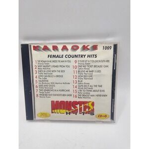 Female Country Monster Hits Karaoke CD+G 1009 Reba McEntire,The Judds,Tania T